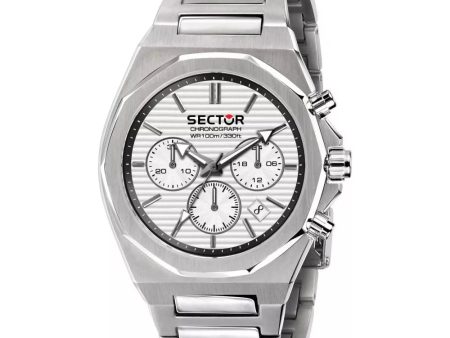 Sector 960 White Dial Silver Chronograph on Sale