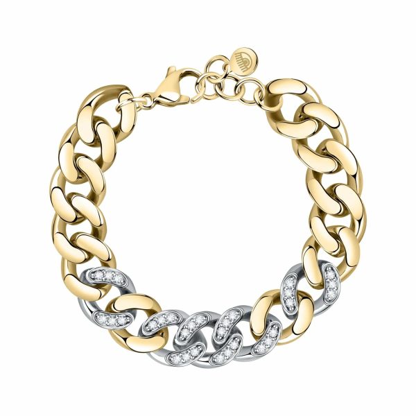 Chiara Ferragni Chain Collection Gold Bracelet For Cheap