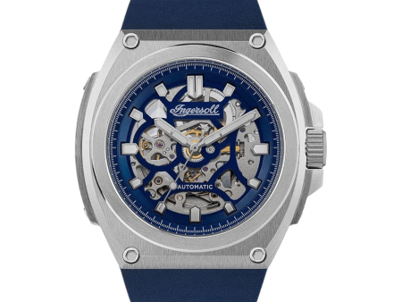 Ingersoll The Motion Automatic Silver Blue Watch Online Sale