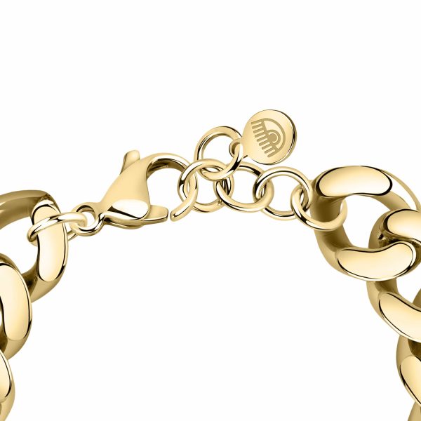 Chiara Ferragni Chain Collection Gold Bracelet For Cheap