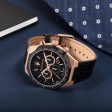 Maserati Stile Black Chronograph Watch Rose Gold Online Sale