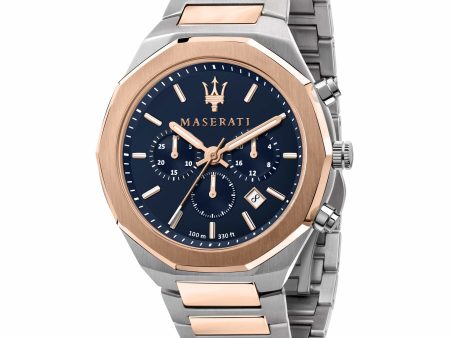 Maserati Stile Two Tone Chronograph Watch Cheap