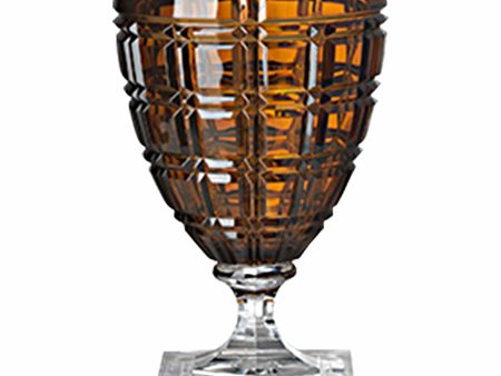 Mario Luca Giusti Winston Set of 2 Goblets Amber Online now