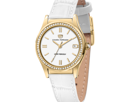 Chiara Ferragni Contemporary White Watch Online Hot Sale