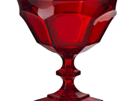 Mario Luca Giusti Vic & Albert Dessert Cup Set of 2 Red For Sale