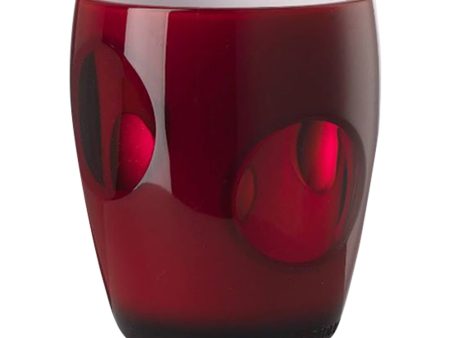 Mario Luca Giusti Fisheye Set of 2 Tumblers Red Sale