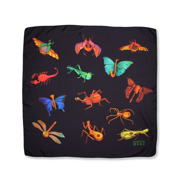 Wonder Band Silk Scarf By Silviya Neri Discount