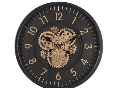 Elliott Round Moving Cogs Wall Clock Cheap